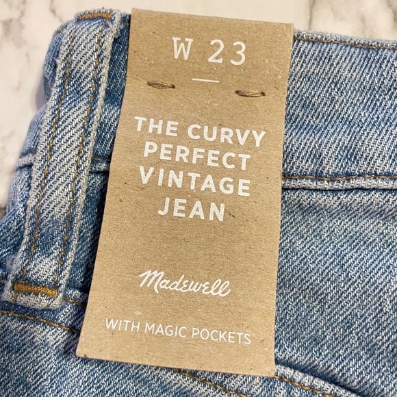 MADEWELL The Curvy Perfect Vintage Jean NWT! - Picture 5 of 13
